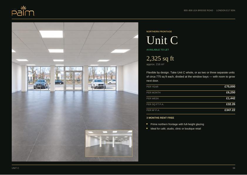 Brochure page 6: Unit C