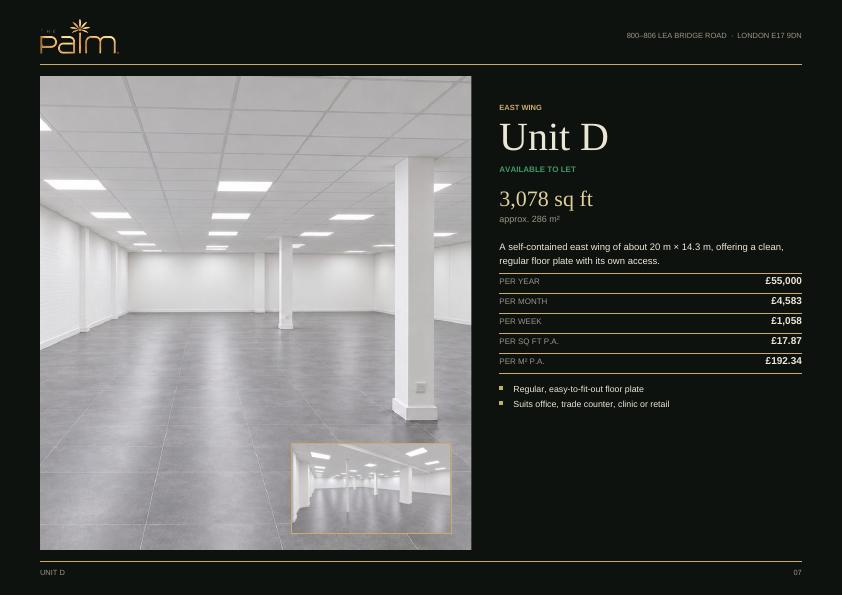 Brochure page 7: Unit D